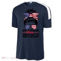 Just A Regular Mom Trying Not To Raise Liberals Sport-Tek Competitor United Soccer Jersey thumb 2