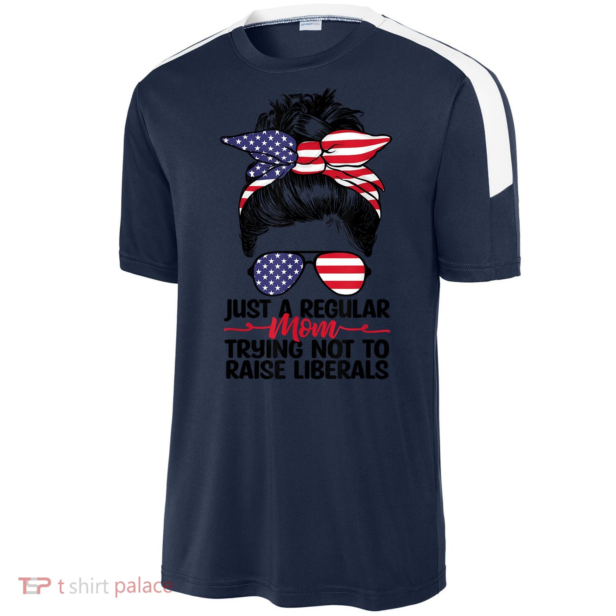 Just A Regular Mom Trying Not To Raise Liberals Sport-Tek Competitor United Soccer Jersey