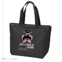 Just A Regular Mom Raising Lions Not Sheep Tote Bag thumb 3