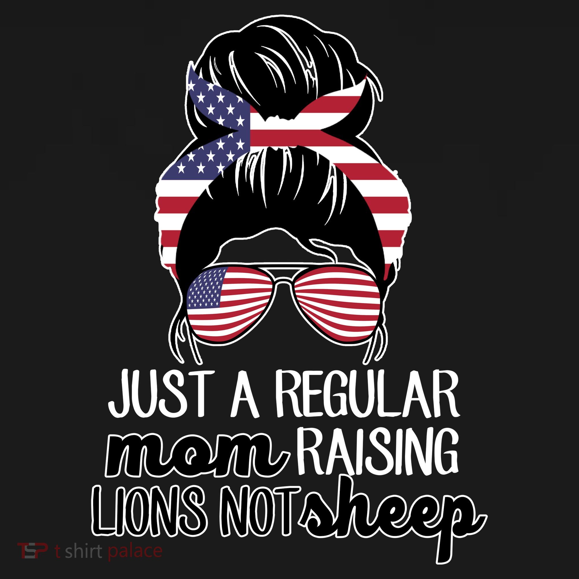 Just A Regular Mom Raising Lions Not Sheep Tote Bag