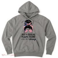 Just A Regular Mom Raising Lions Not Sheep Hoodie thumb 0