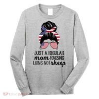 Just A Regular Mom Raising Lions Not Sheep Long Sleeve Shirt thumb 0