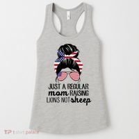 Just A Regular Mom Raising Lions Not Sheep Women's Tank Top thumb 0