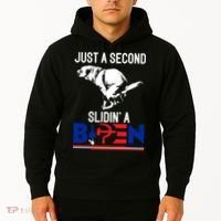 Just A Second Slidin' A Biden Hoodie thumb 2