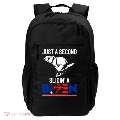 Just A Second Slidin' A Biden Backpack