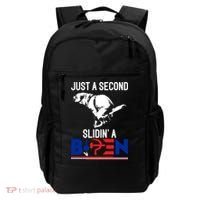 Just A Second Slidin' A Biden Backpack thumb 0