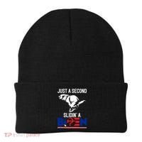 Just A Second Slidin' A Biden Beanie thumb 0