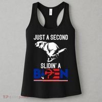 Just A Second Slidin' A Biden Women's Tank Top thumb 3