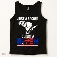 Just A Second Slidin' A Biden Tank Top thumb 2