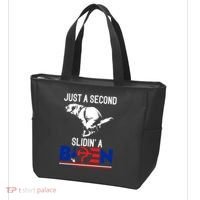Just A Second Slidin' A Biden Tote Bag thumb 3