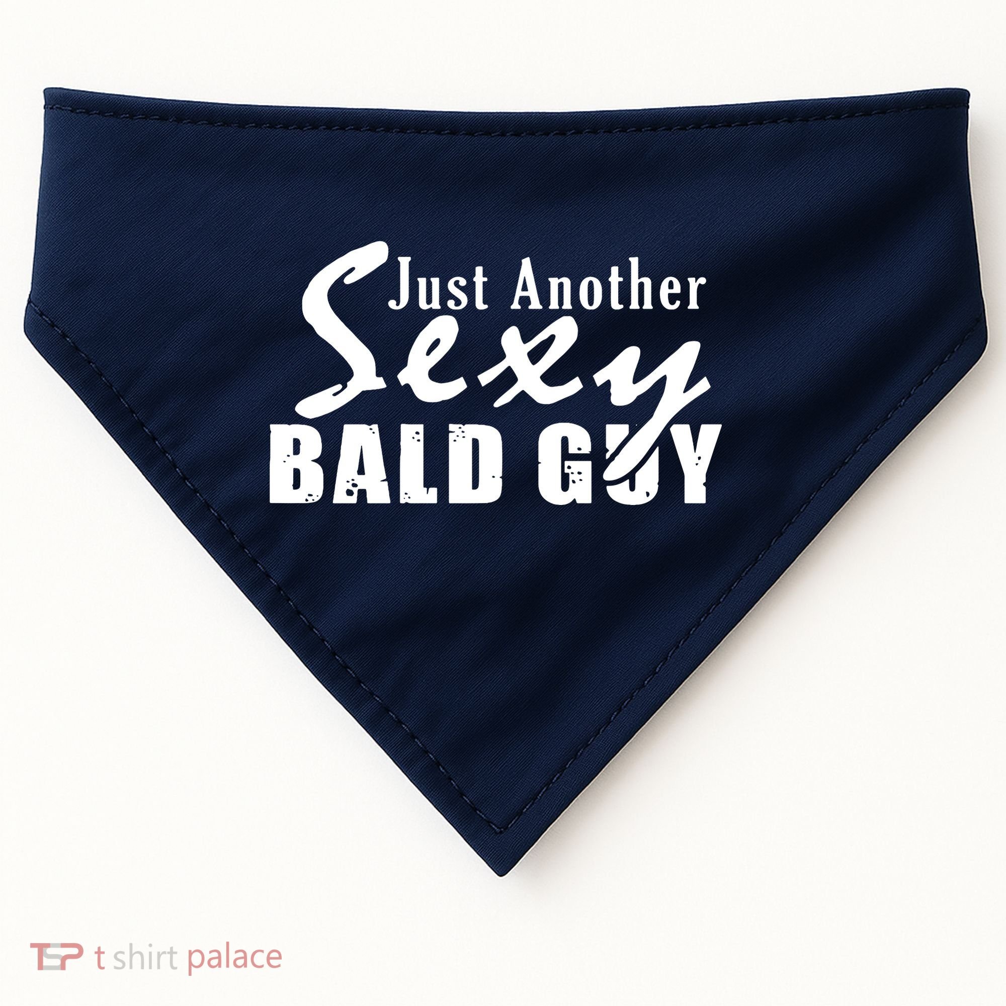 Just Another Sexy Bald Guy USA-Made Doggie Bandana