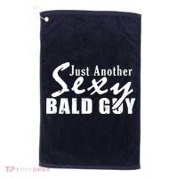 Just Another Sexy Bald Guy Golf Towel thumb 0