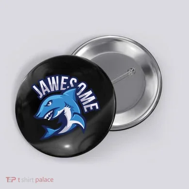 JaweSome Angry Shark Button
