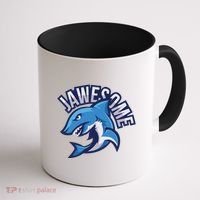 JaweSome Angry Shark Coffee Mug thumb 1
