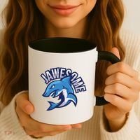 JaweSome Angry Shark Coffee Mug thumb 3