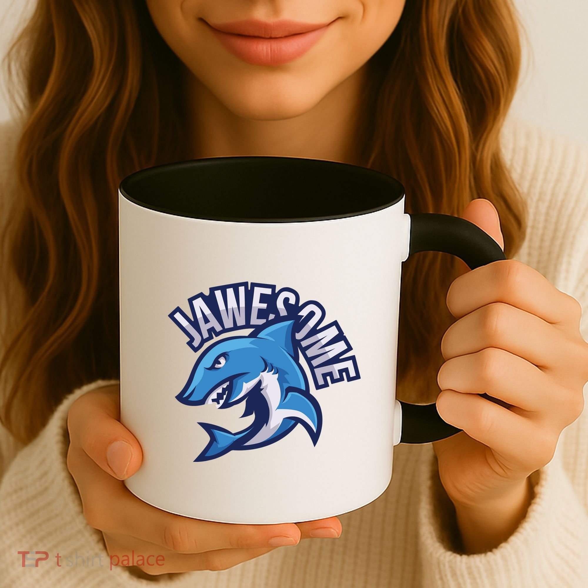 JaweSome Angry Shark Coffee Mug