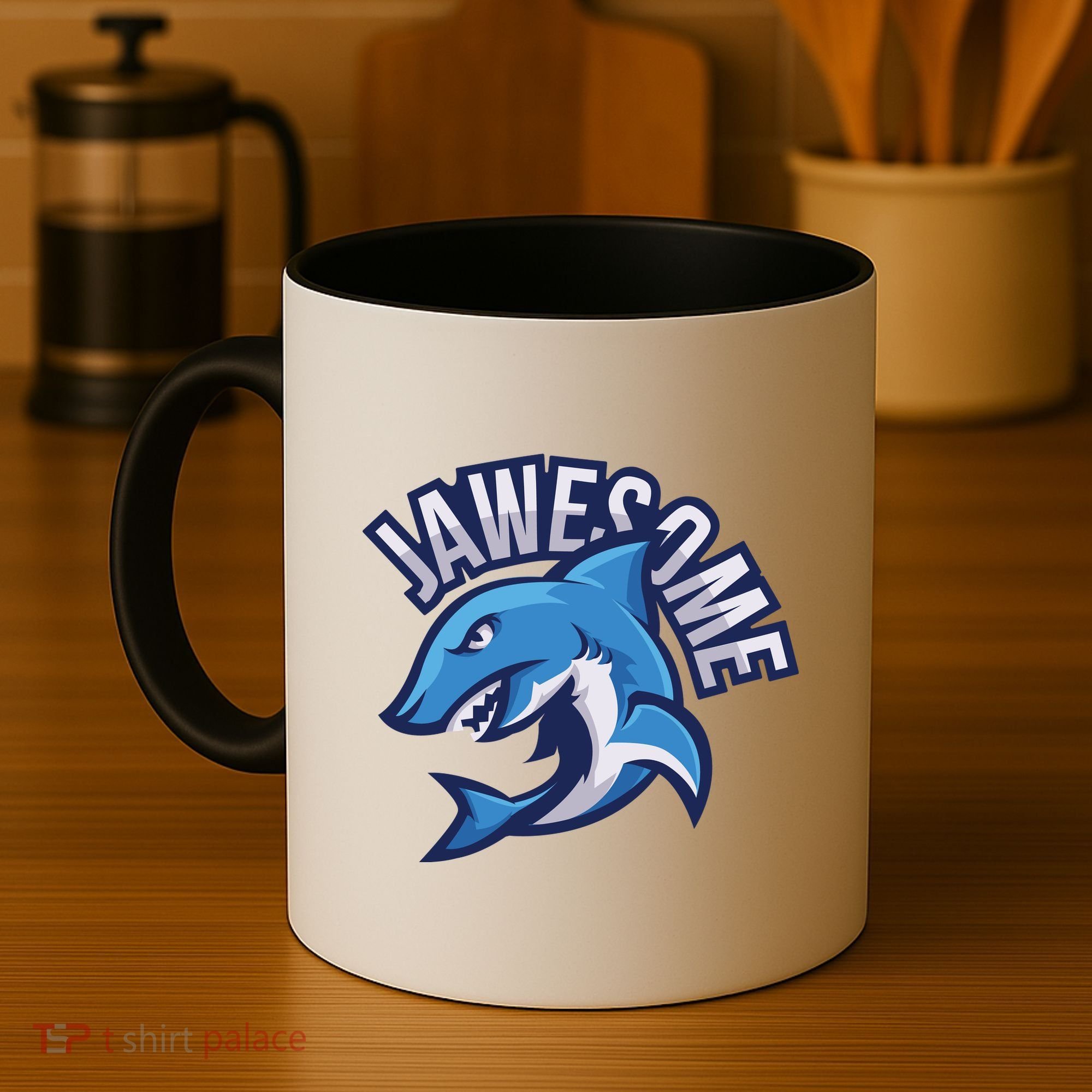 JaweSome Angry Shark Coffee Mug
