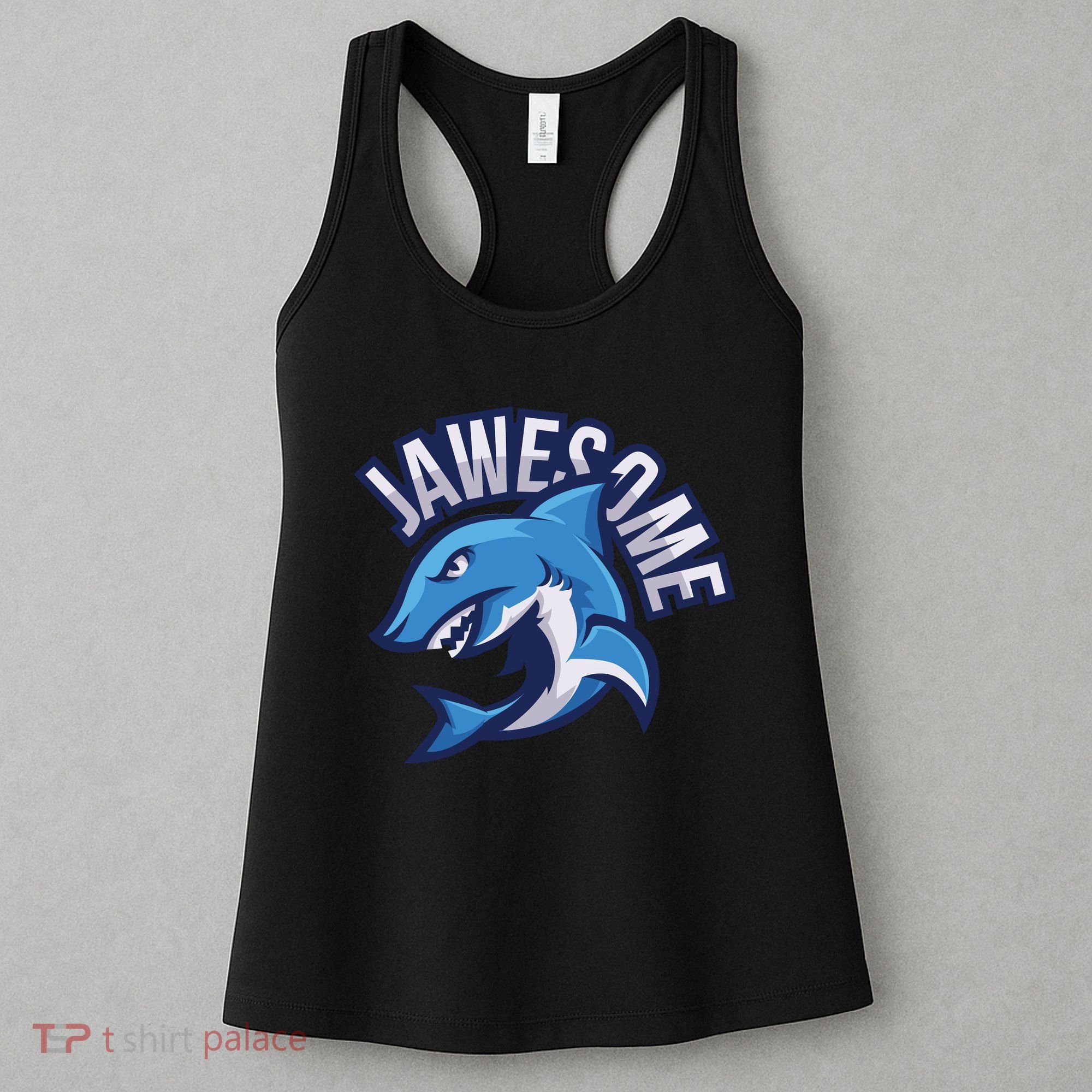 JaweSome Angry Shark Women's Tank Top