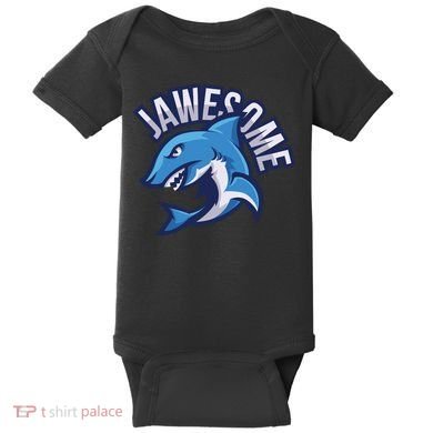 JaweSome Angry Shark Baby Bodysuit