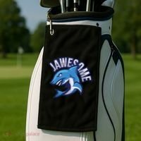 JaweSome Angry Shark Golf Towel thumb 2