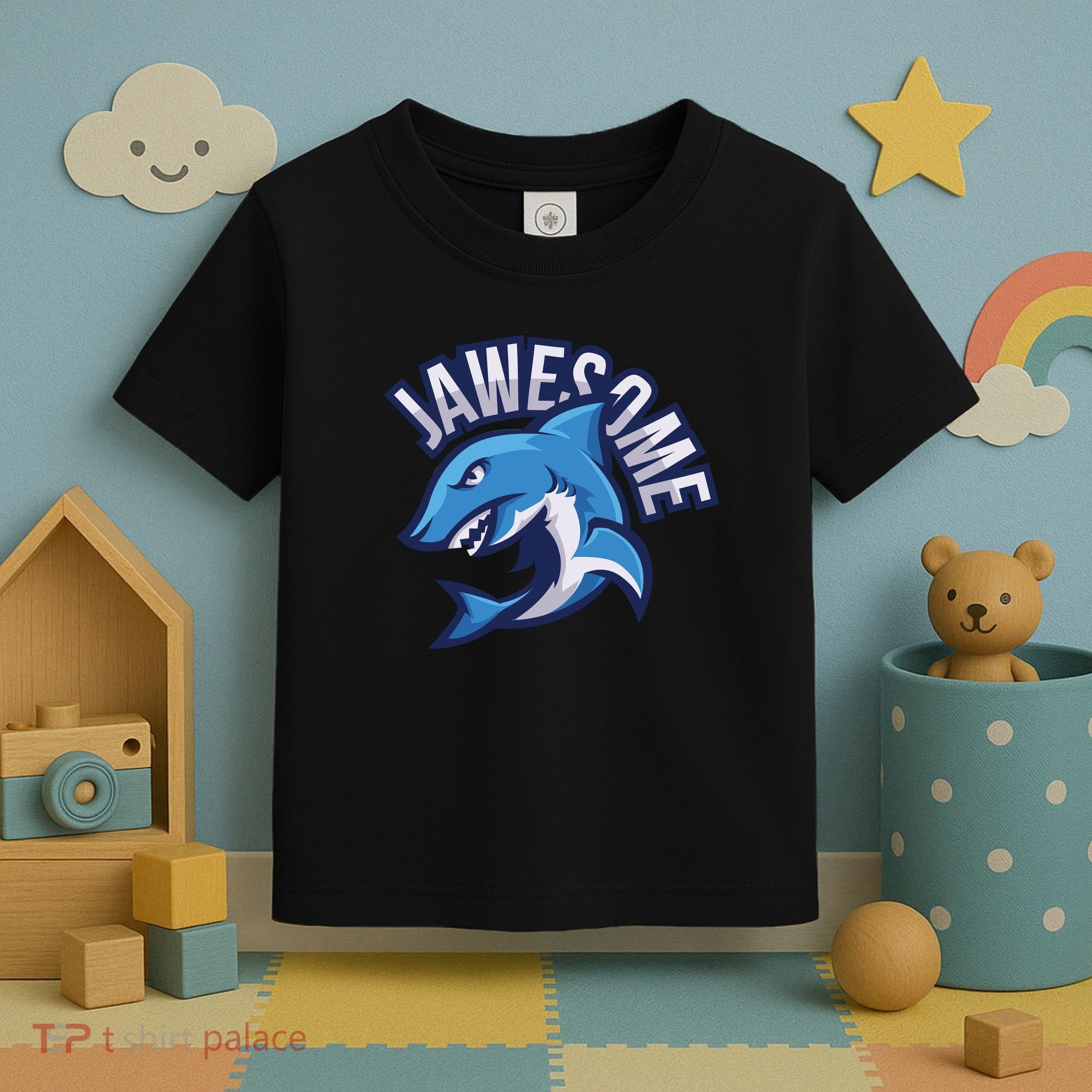 JaweSome Angry Shark Toddler T-Shirt