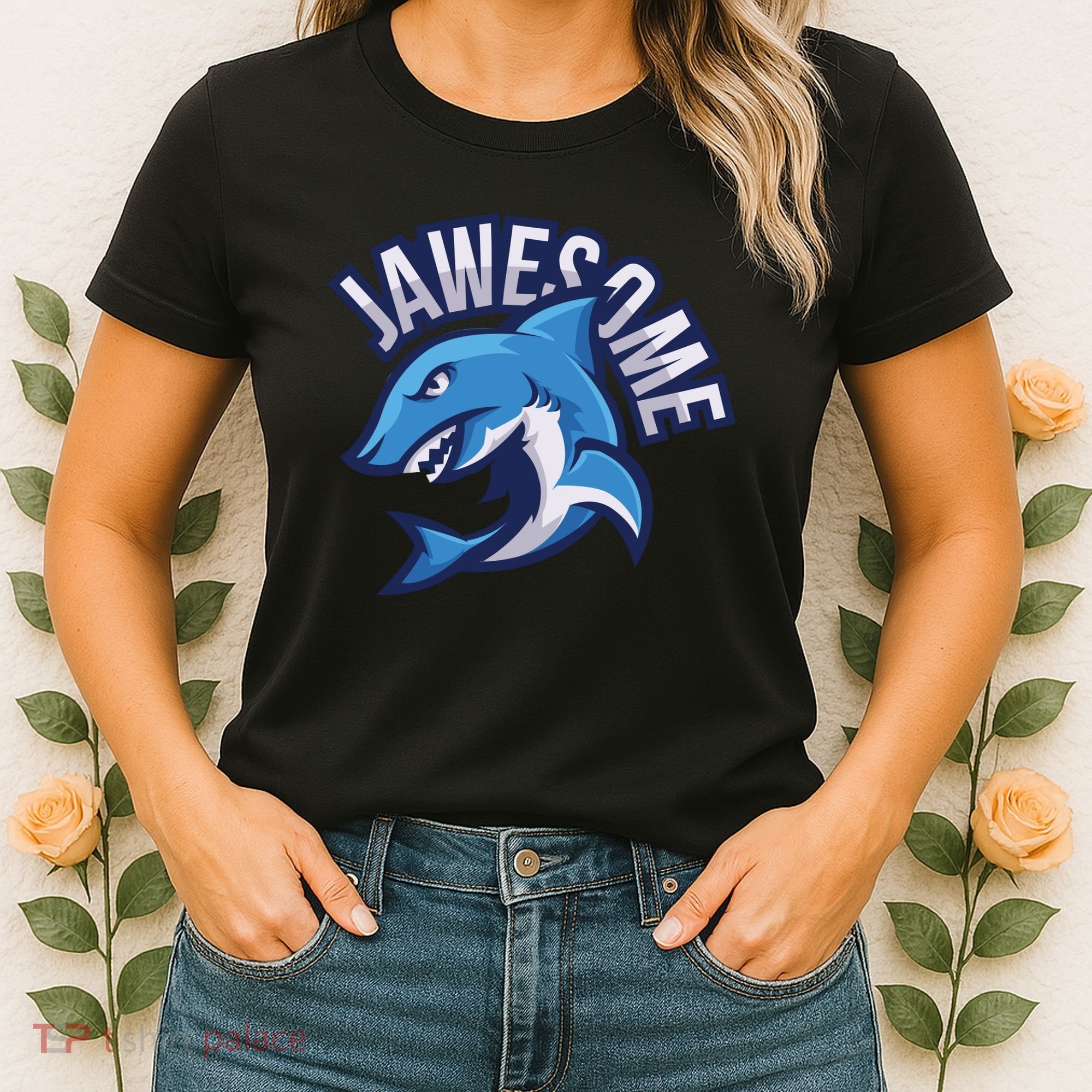 JaweSome Angry Shark Women's T-Shirt