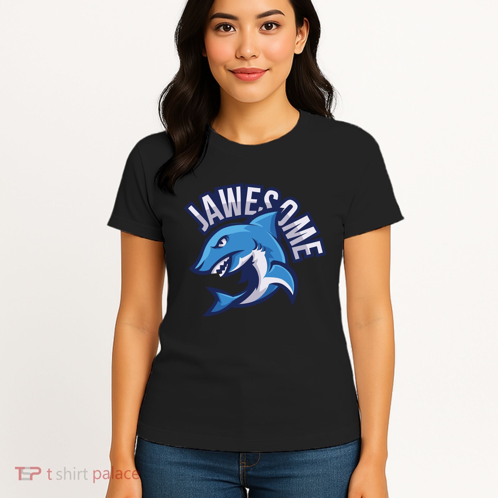 JaweSome Angry Shark Women's T-Shirt