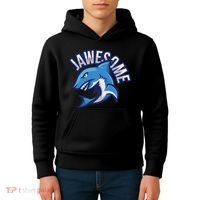 JaweSome Angry Shark Kids Hoodie thumb 4