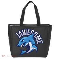 JaweSome Angry Shark Tote Bag thumb 0