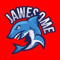 JaweSome Angry Shark Santa Hat thumb 1