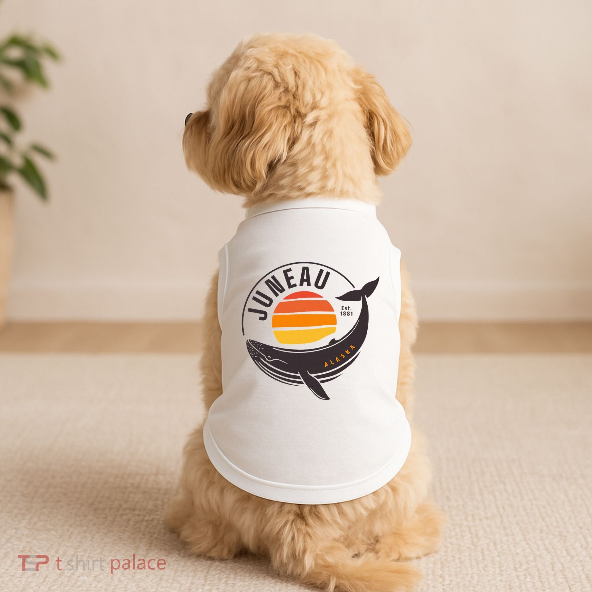 Juneau Alaska Souvenir Doggie Tank