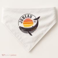Juneau Alaska Souvenir USA-Made Doggie Bandana thumb 0