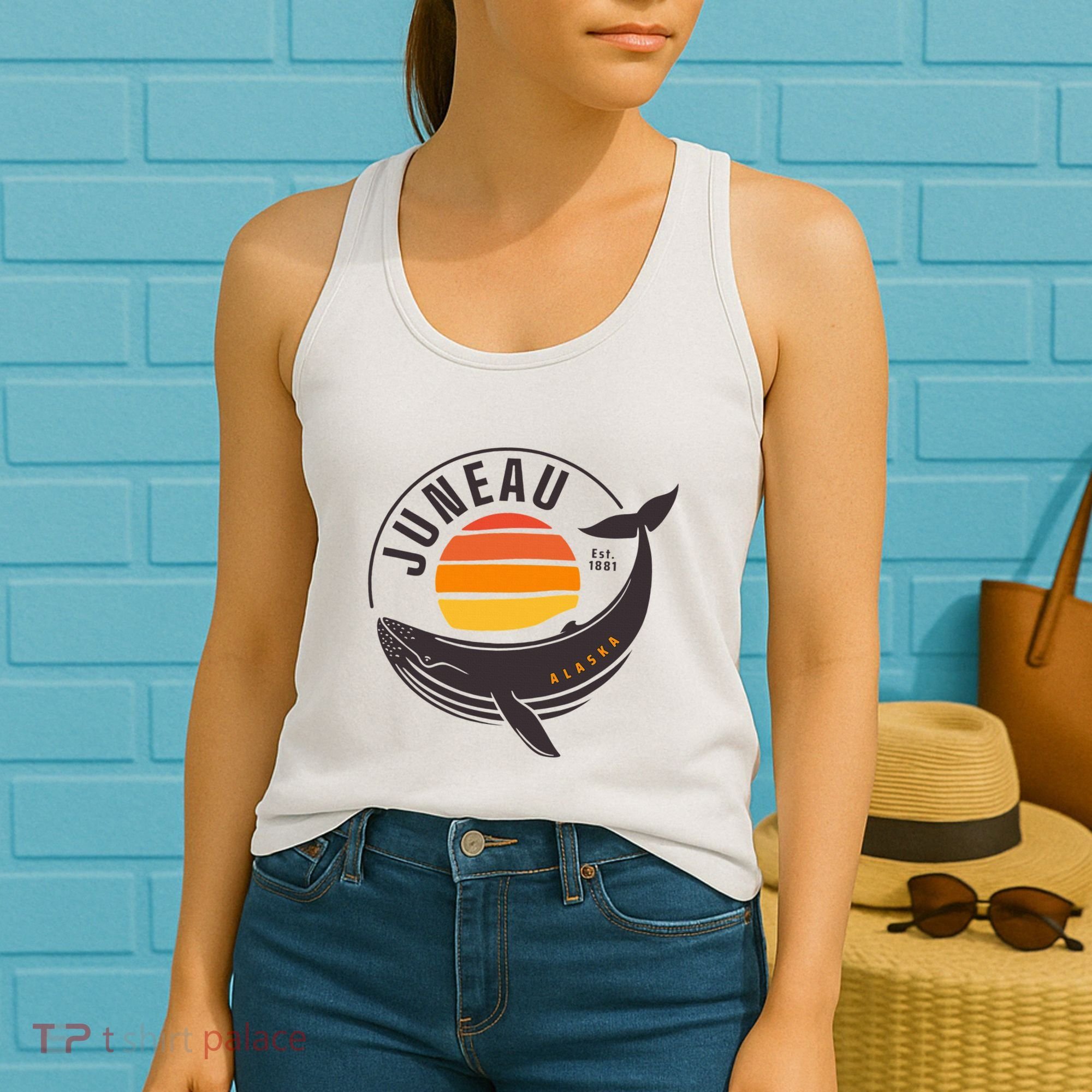 Juneau Alaska Souvenir Women's Tank Top