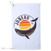 Juneau Alaska Souvenir Golf Towel thumb 0