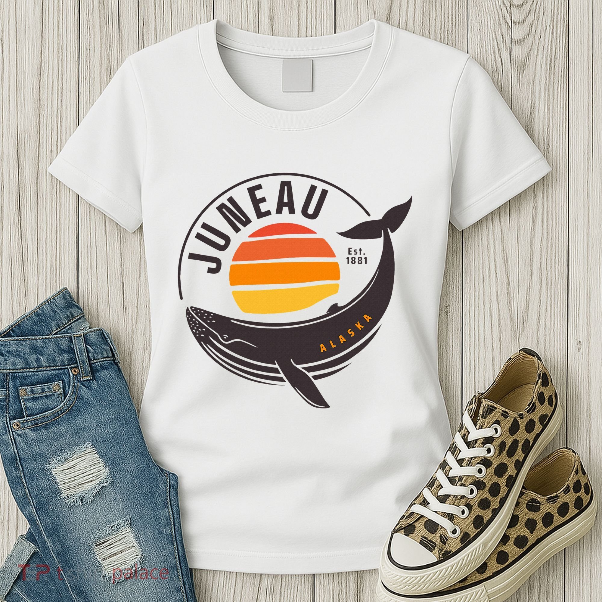 Juneau Alaska Souvenir Women's T-Shirt