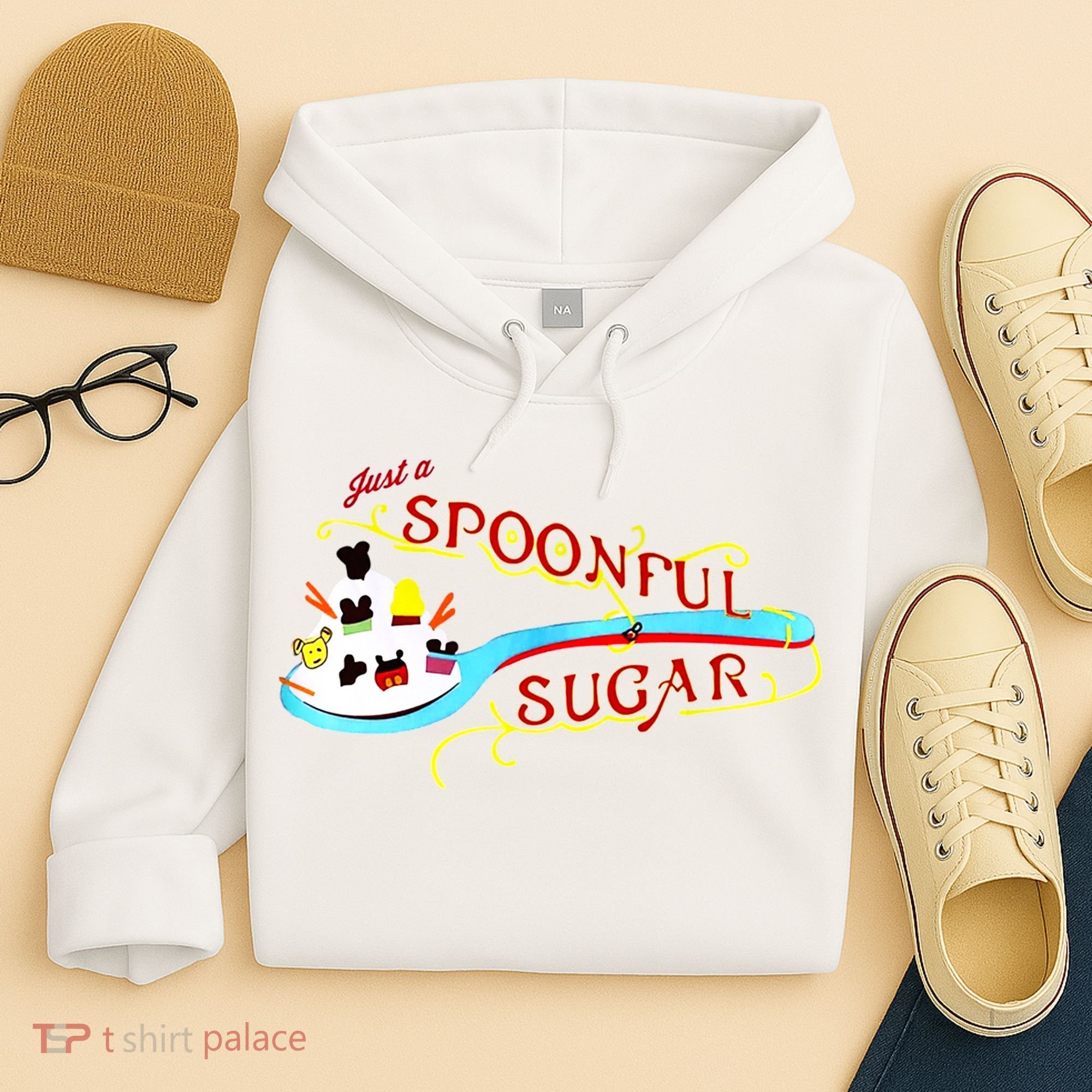Just A Spoonful Of Sugar Graphic Tee Hoodie