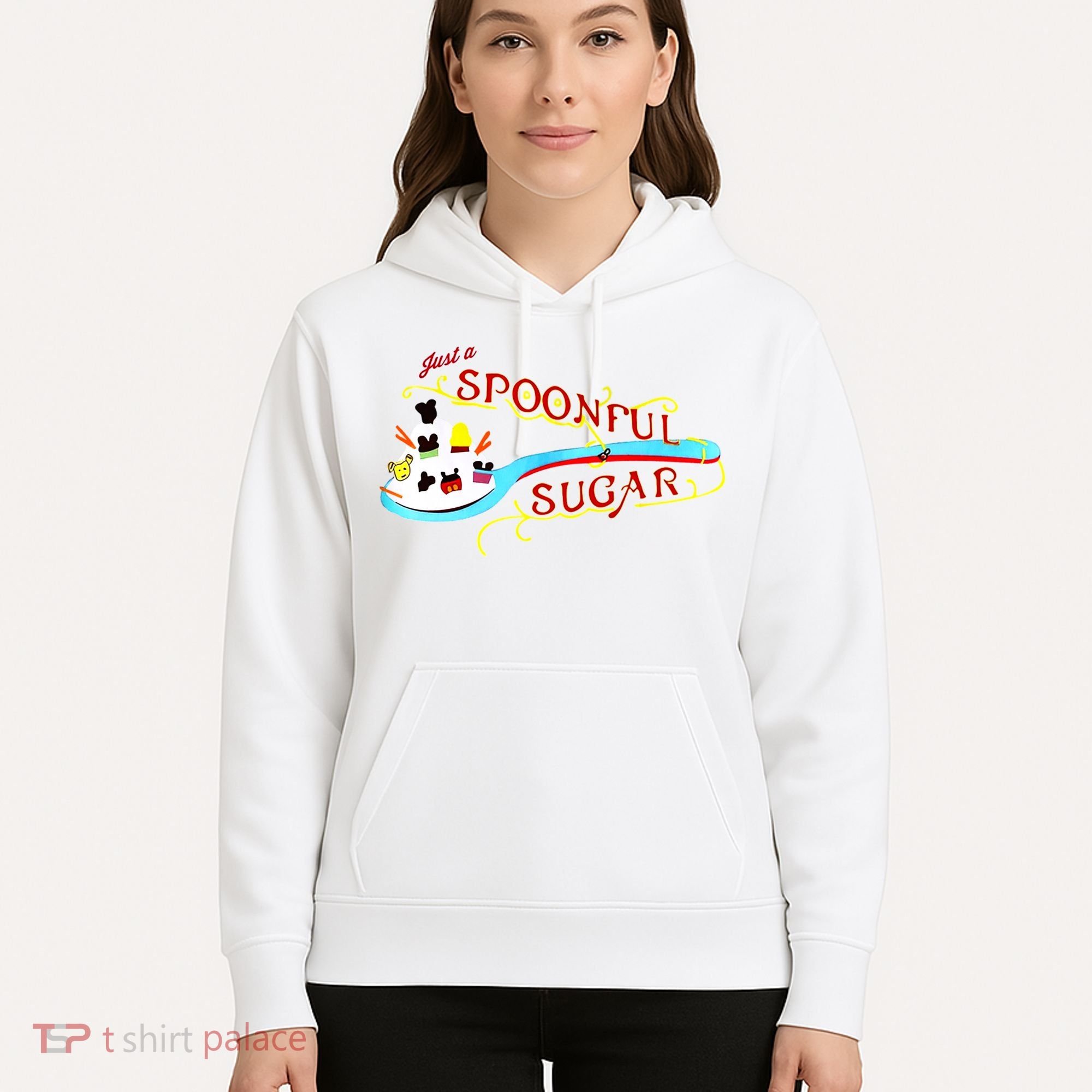 Just A Spoonful Of Sugar Graphic Tee Hoodie