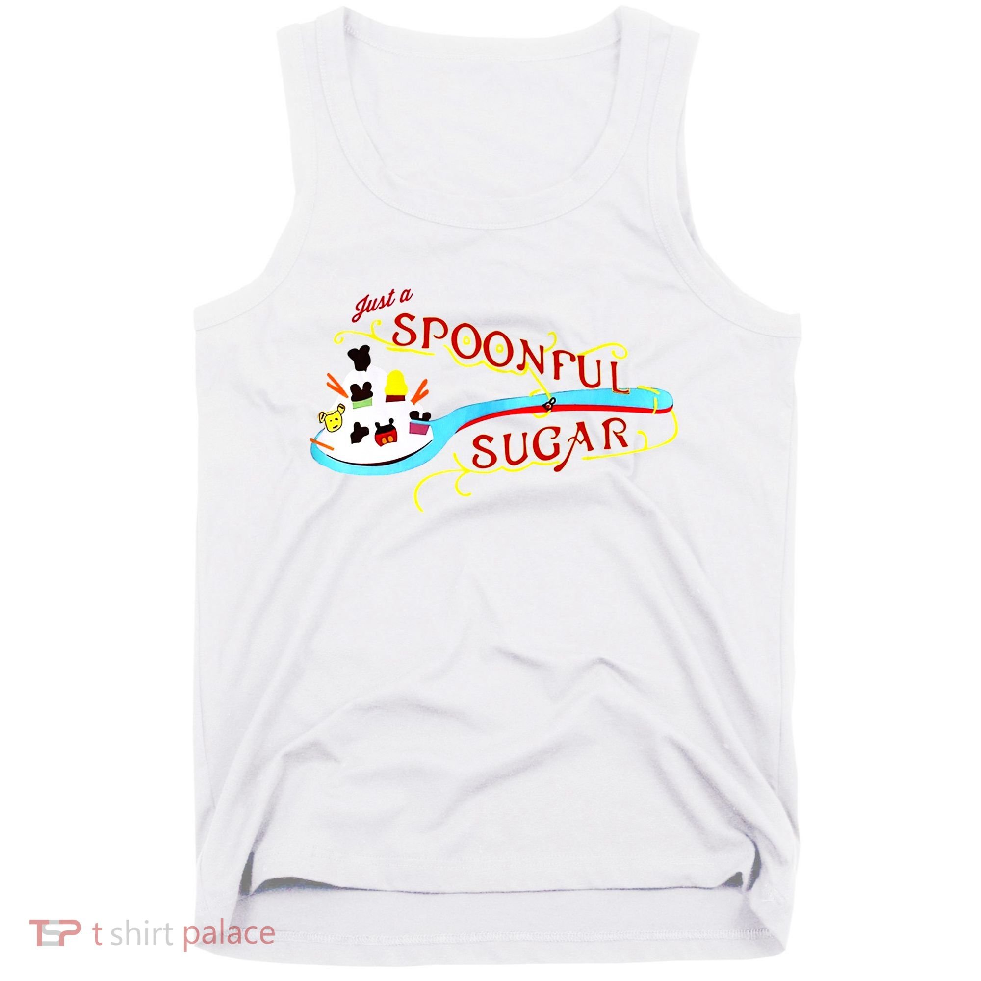 Just A Spoonful Of Sugar Graphic Tee Tank Top