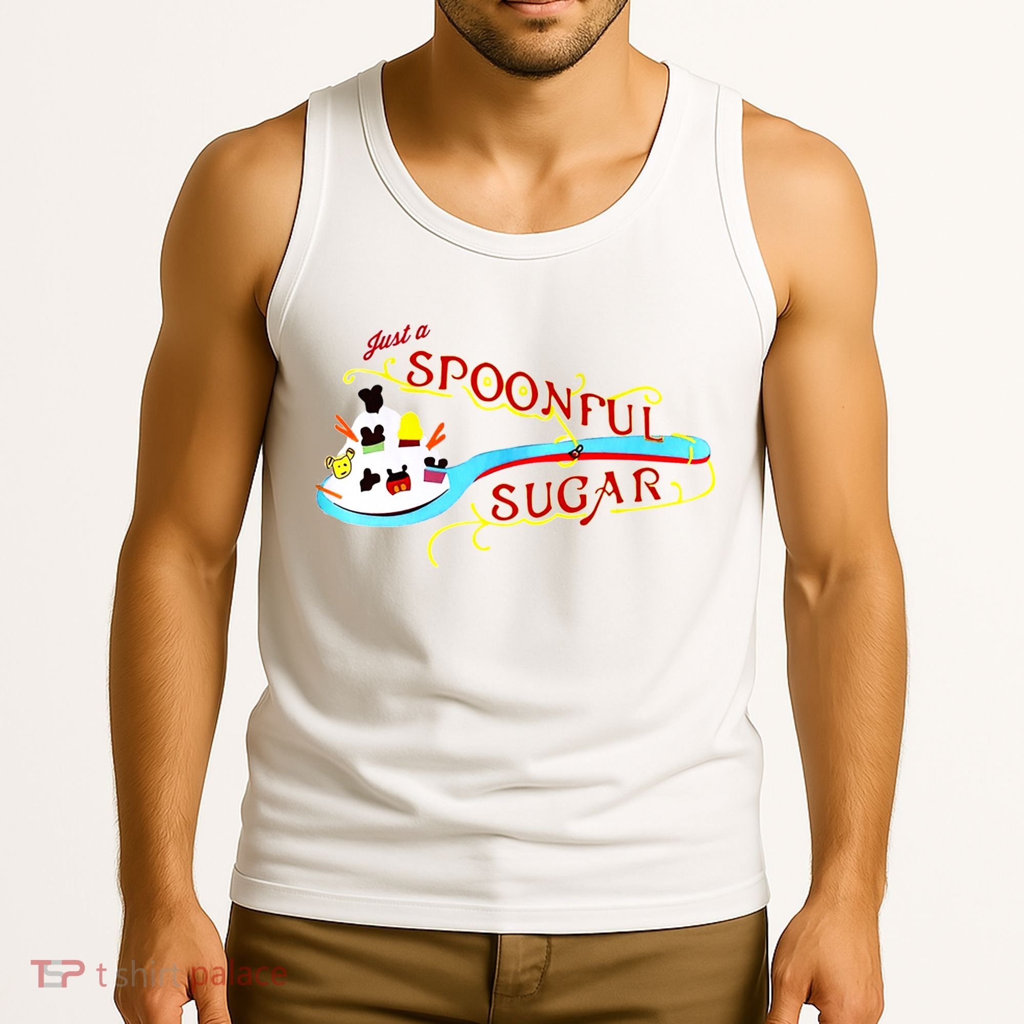 Just A Spoonful Of Sugar Graphic Tee Tank Top