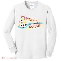 Just A Spoonful Of Sugar Graphic Tee Kids Long Sleeve Shirt thumb 0