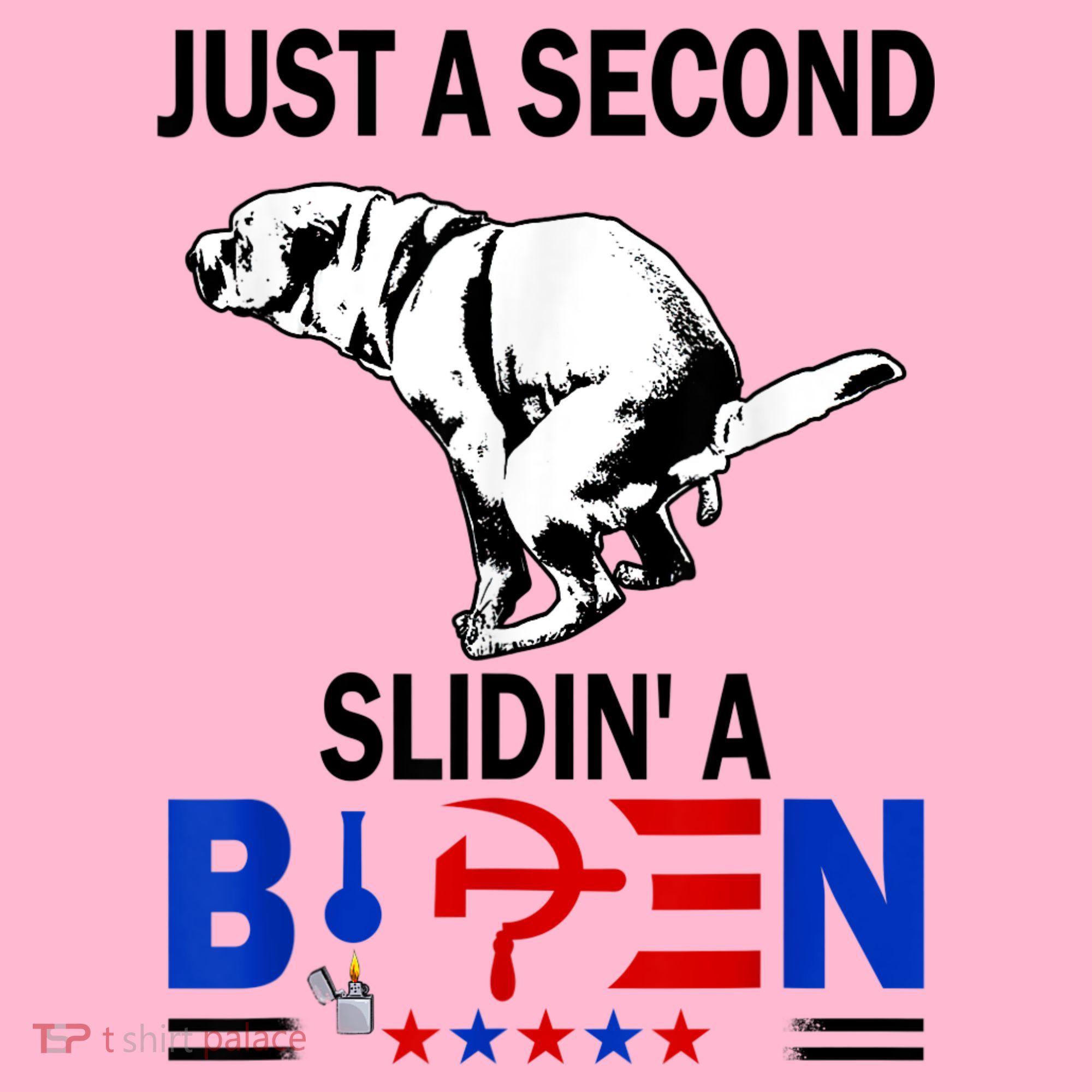 Just A Second Slidin' A Biden Coaster