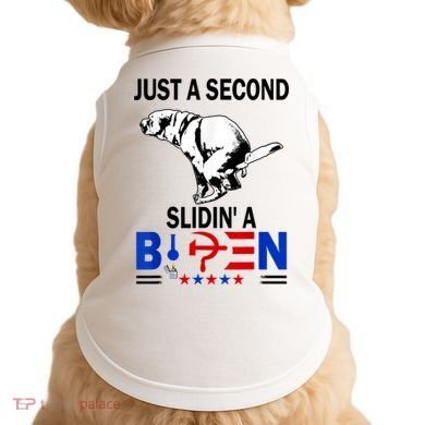 Just A Second Slidin' A Biden Doggie Tank