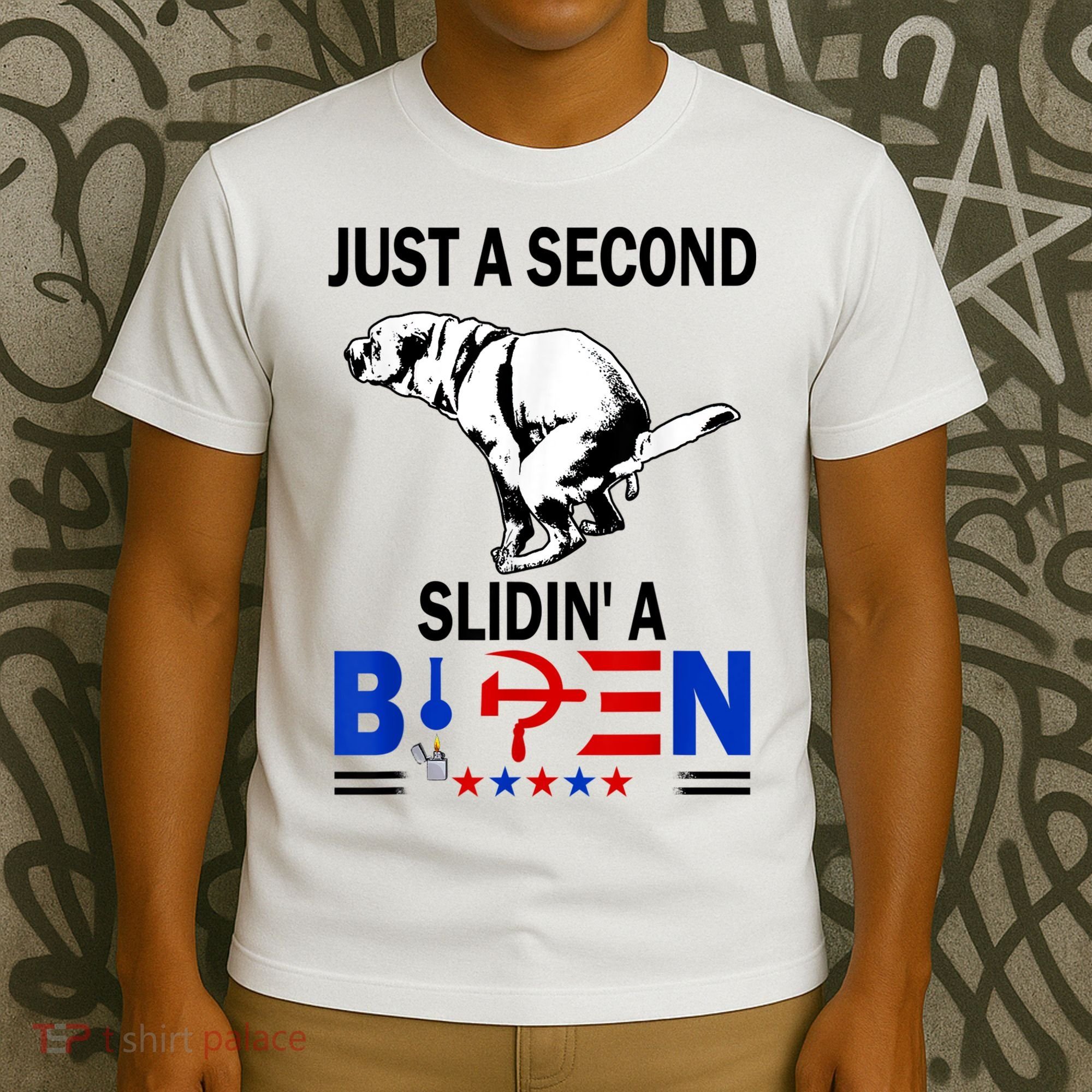 Just A Second Slidin' A Biden T-Shirt