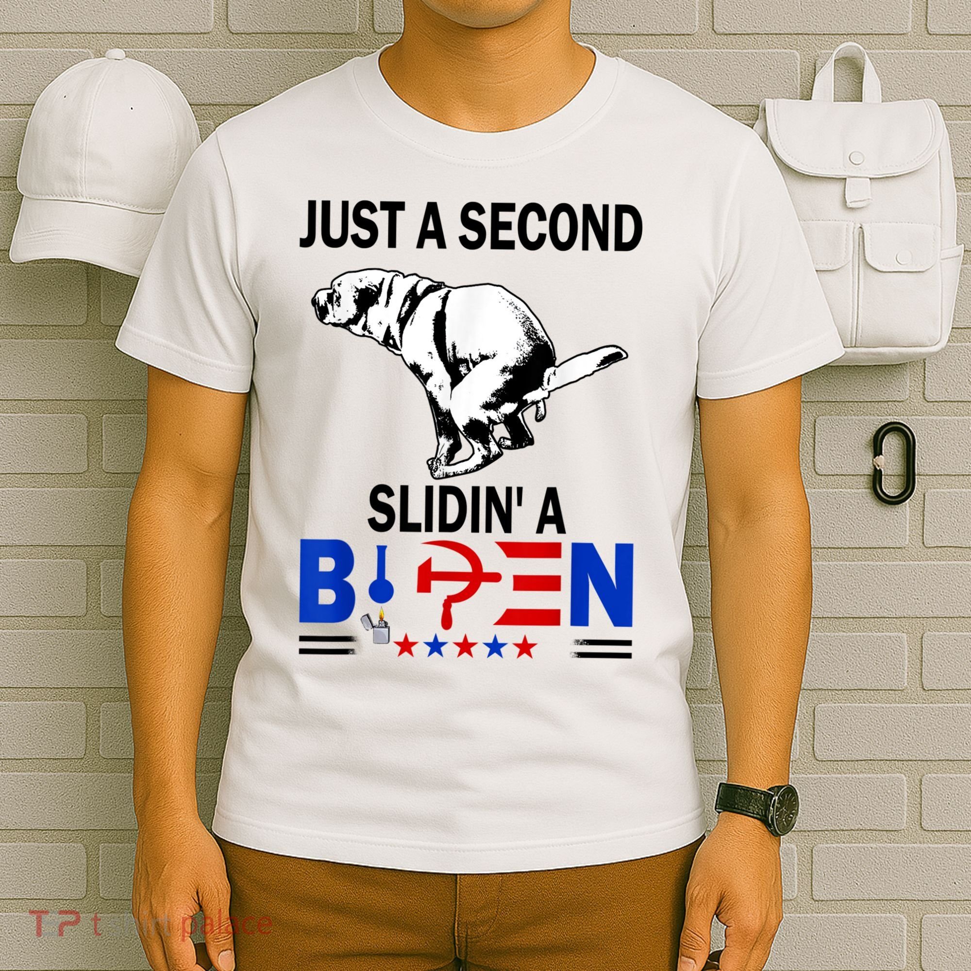 Just A Second Slidin' A Biden T-Shirt