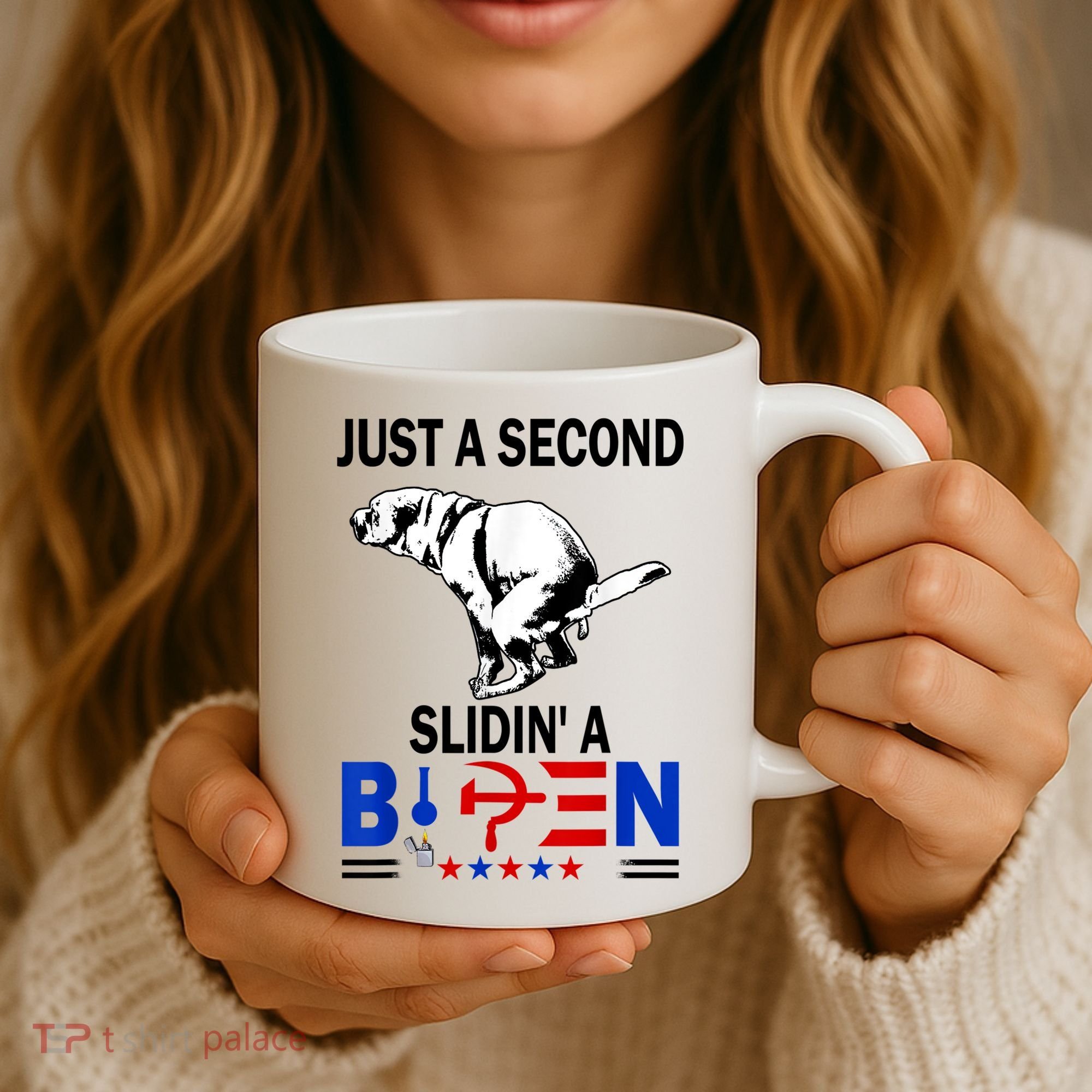 Just A Second Slidin' A Biden Coffee Mug