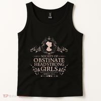 Jane Austen Society Of Obstinate Headstrong Tank Top thumb 2