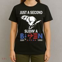 Just A Second Slidin' A Biden T-Shirt thumb 4