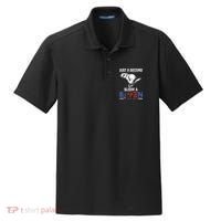 Just A Second Slidin' A Biden Dry Zone Grid Polo thumb 0