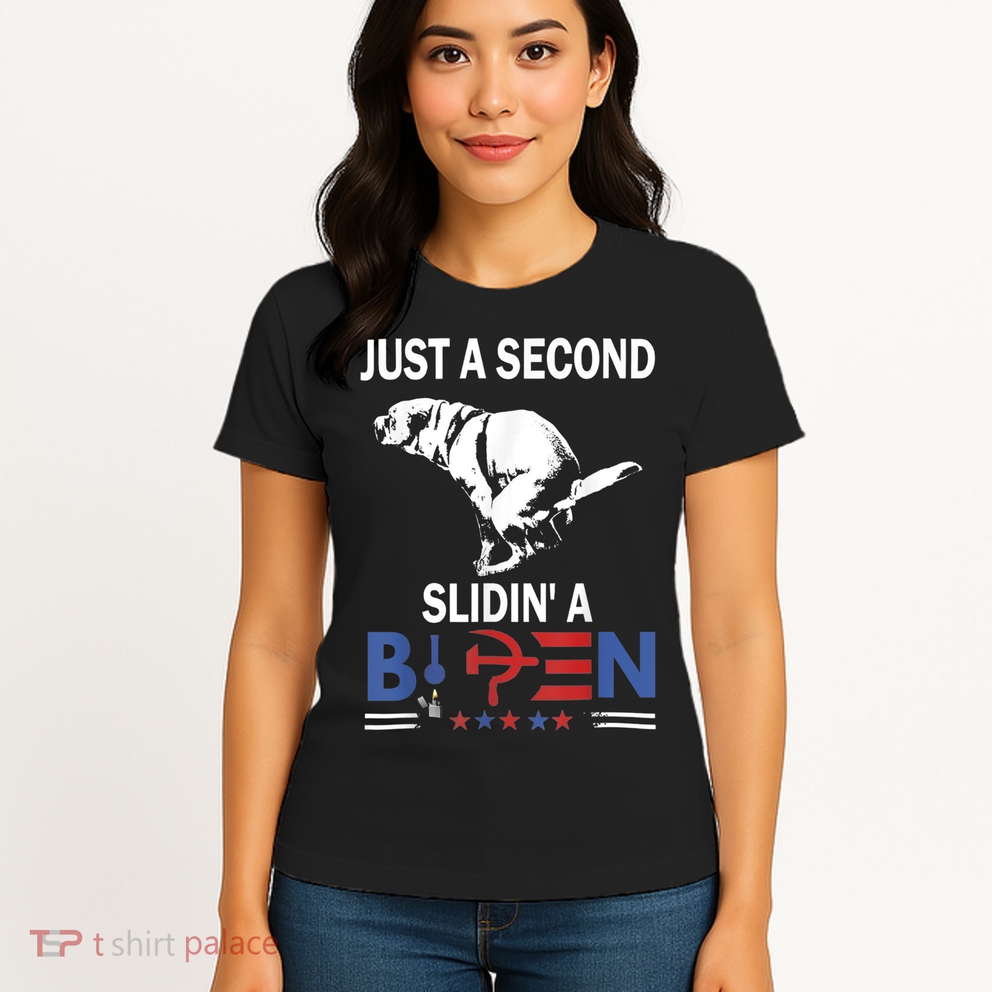 Just A Second Slidin' A Biden Women's T-Shirt