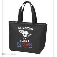 Just A Second Slidin' A Biden Tote Bag thumb 3